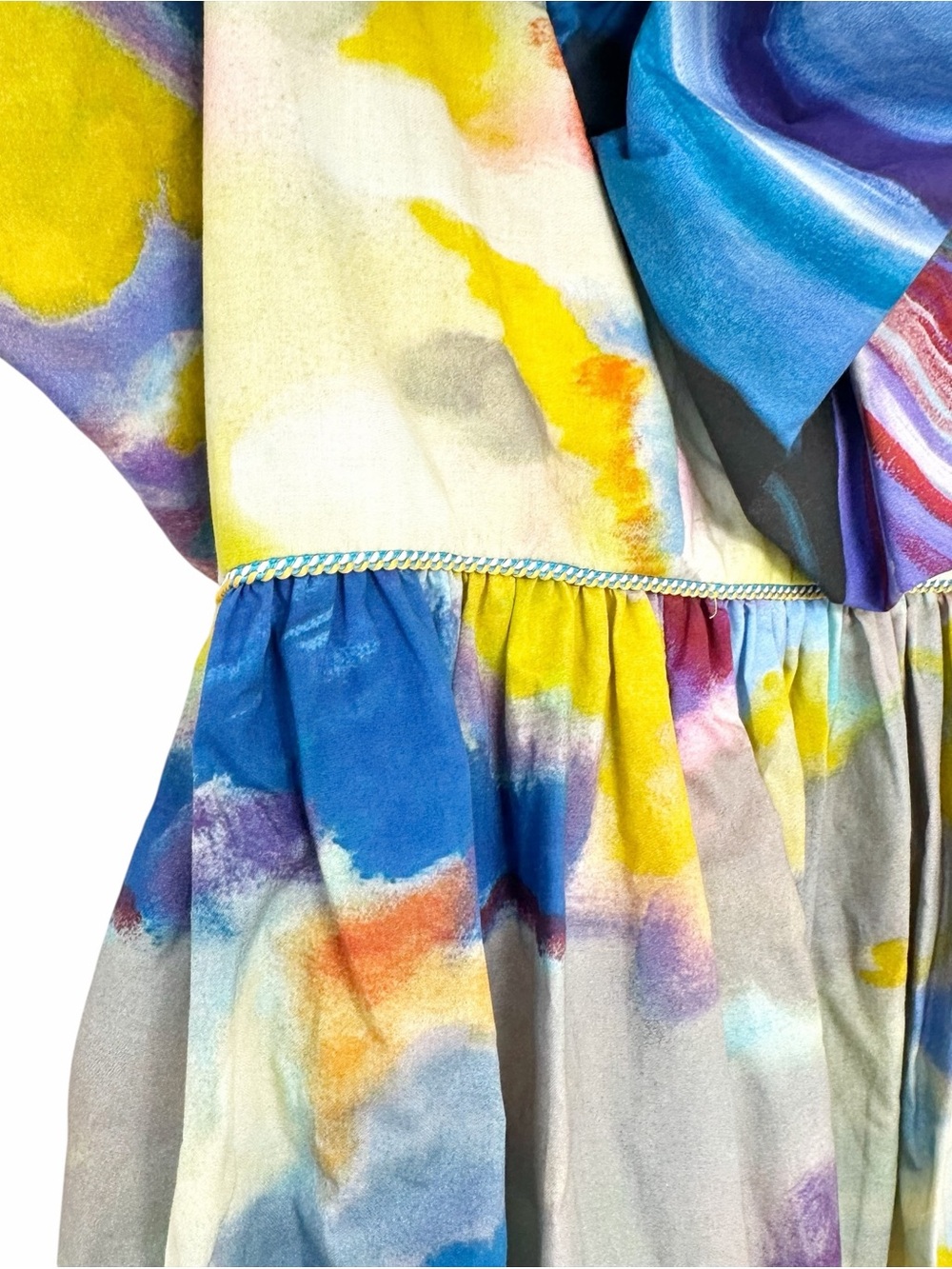 NWT Ulla Johnson Francesca Tuck Landscape Limited Edition Midi Dress Size 4 - Picture 7 of 14